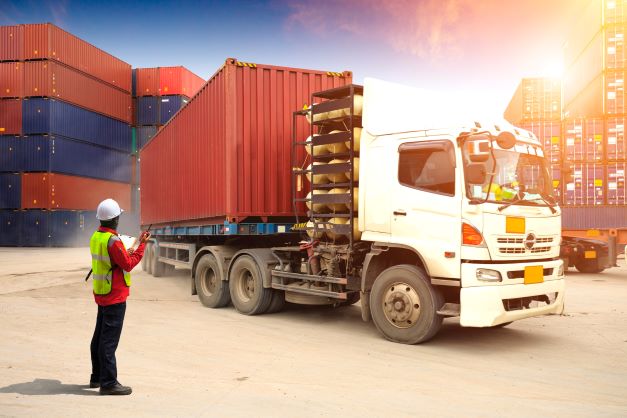 Lkw im Stau